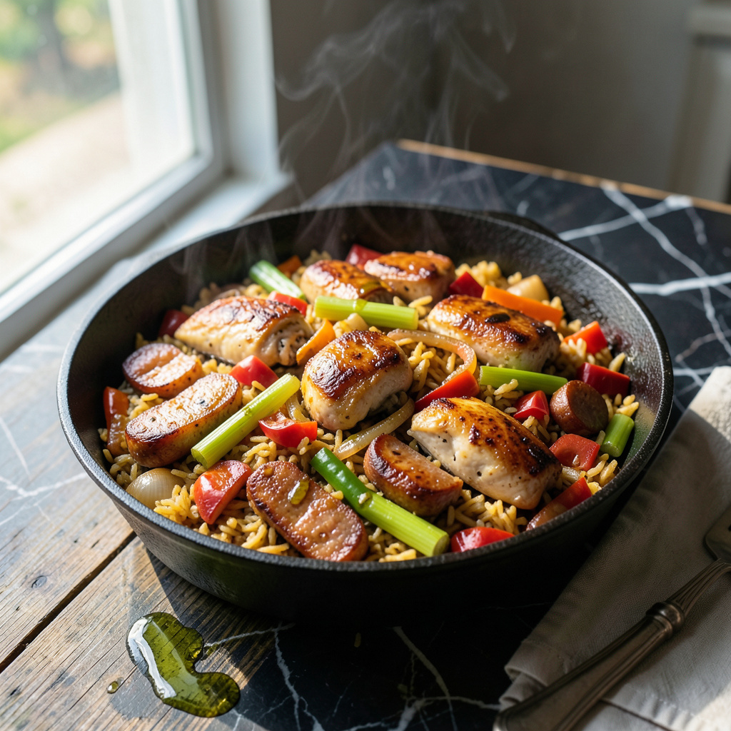 Comprehensive Authentic Jambalaya Recipe: Spicy One Pot Wonder with Sausage and Chicken visual reference