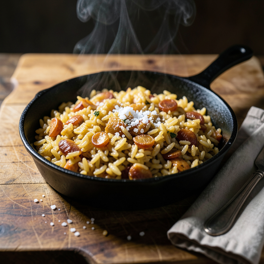 Complete Baked Orzo Recipe: Creamy Comfort in a Casserole Dish overview image