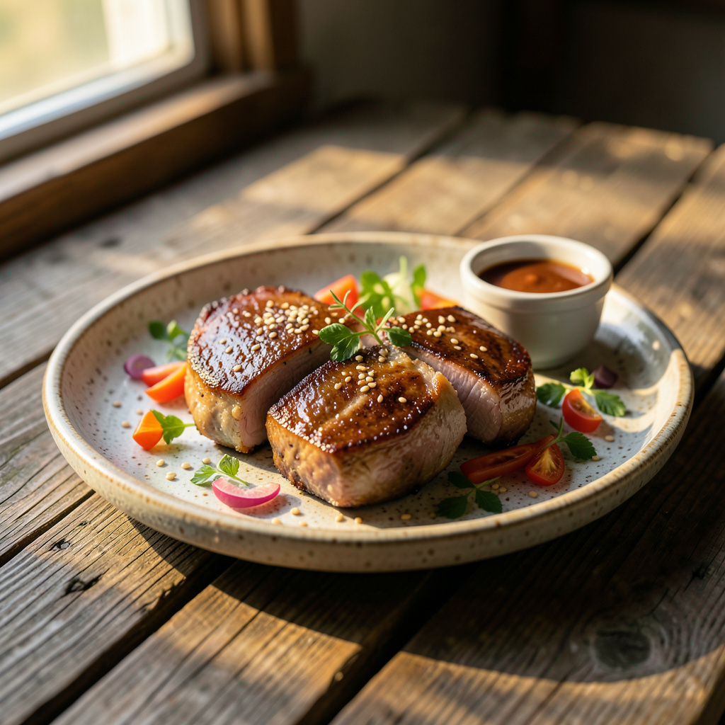 Succulent Bone In Pork Chops Recipe: Juicy & Tender with Perfect Crust displayed on a plate