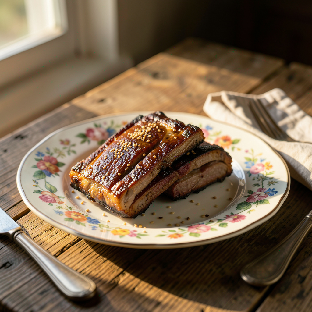 Visual representation of Boneless Ribs Recipe: Fall Off The Bone Tender and Juicy