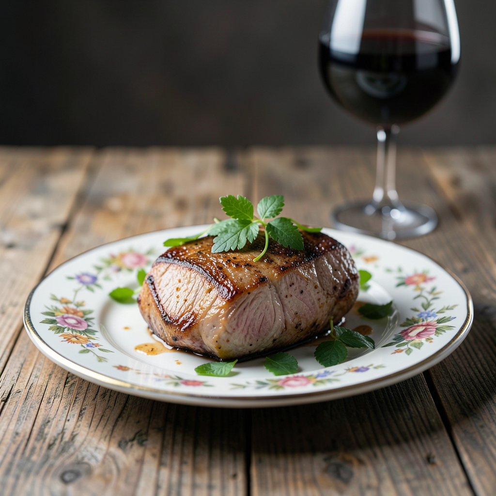 Succulent Breakfast Pork Chops Recipe: Hearty Morning Meal in 30 Minutes displayed on a plate