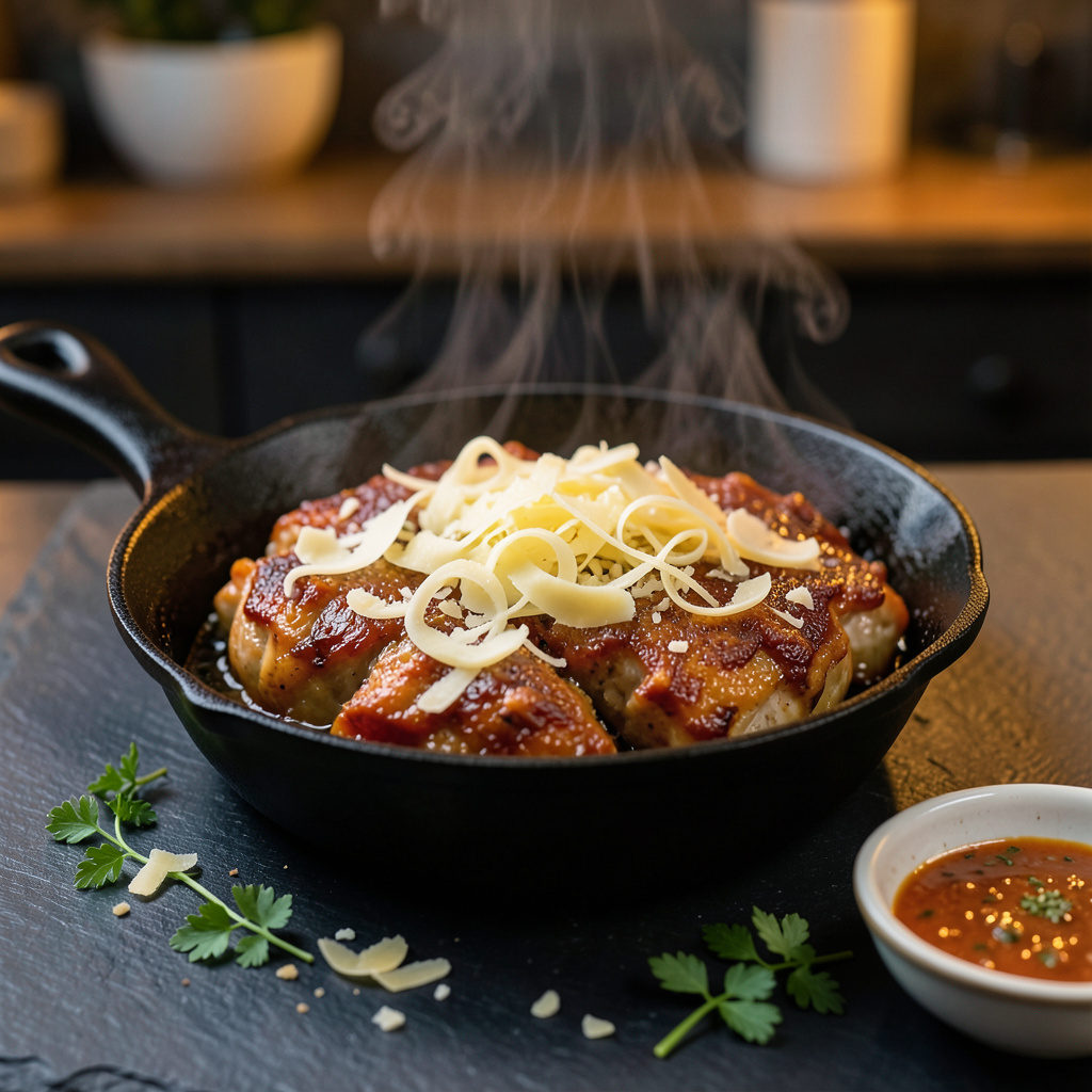 Beautifully plated Bulgarian Guvech Recipe: Hearty Balkan Stew Perfection with sides