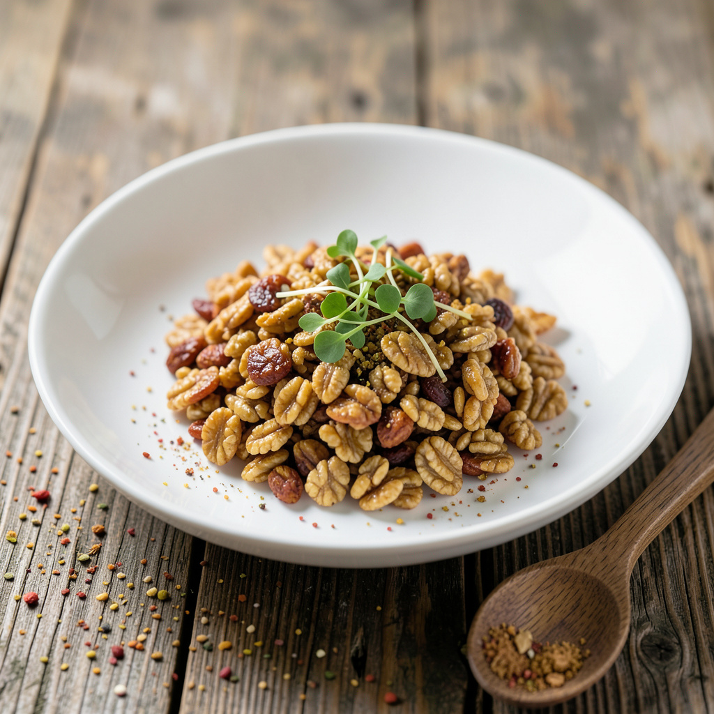 Delicious Carnival Cruise Granola Recipe: Crunchy Breakfast Bliss served on a platter