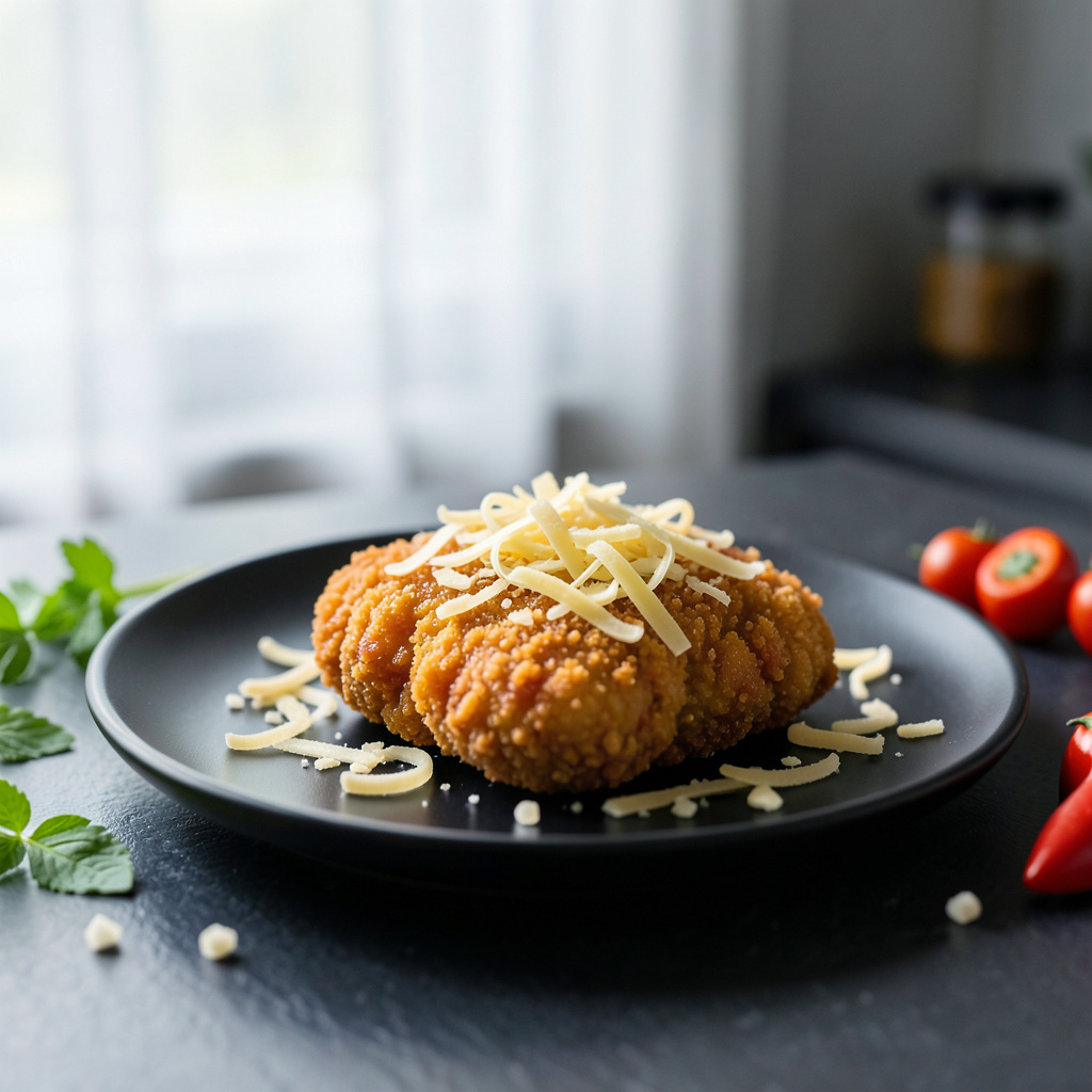 Mouth-watering Chick Fil A Nugget Breading Recipe: Secret Blend for Crispy Coating garnished with fresh herbs