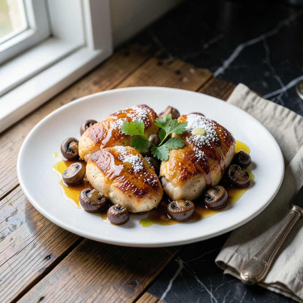 Chicken Marsala Recipe Giada: Restaurant Quality Creamy Mushroom Dish illustration with key details