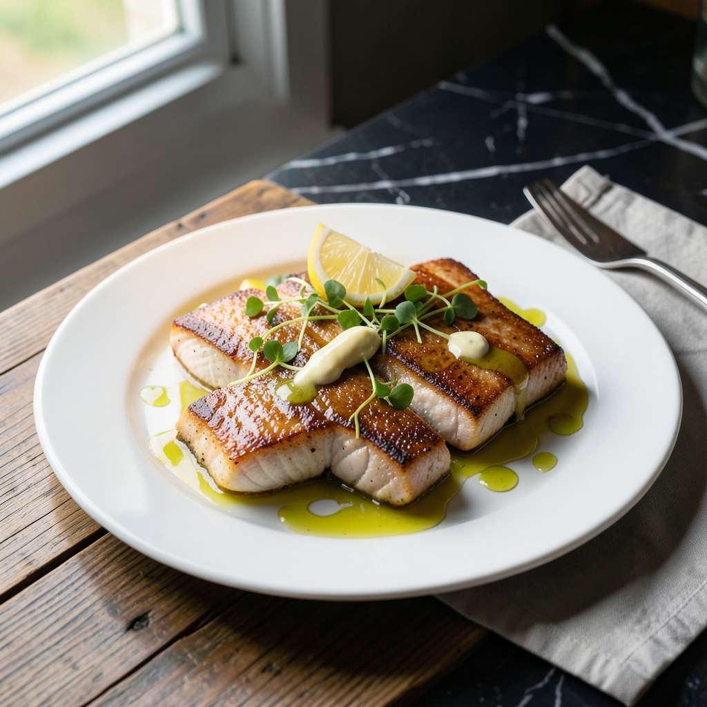 Complete Chilean Sea Bass Recipe Gordon Ramsay Style: Pan Seared Perfection overview image