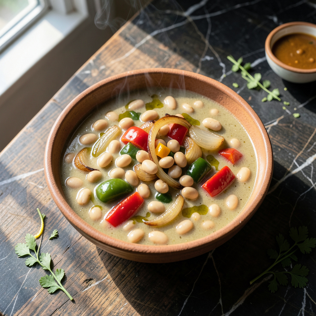 Visual representation of Columbia Restaurant's Spanish Bean Soup Recipe: Hearty Comfort Food