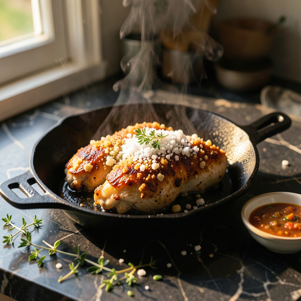 Flavorful Dana's Parmesan Crusted Chicken Cooper's Hawk Recipe: Restaurant Quality Crust Every Time served hot and fresh