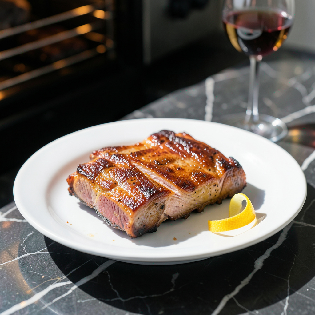Perfectly seasoned Fall Off The Bone Ribs in The Oven Recipe: Tender & Juicy Ribs ready to enjoy