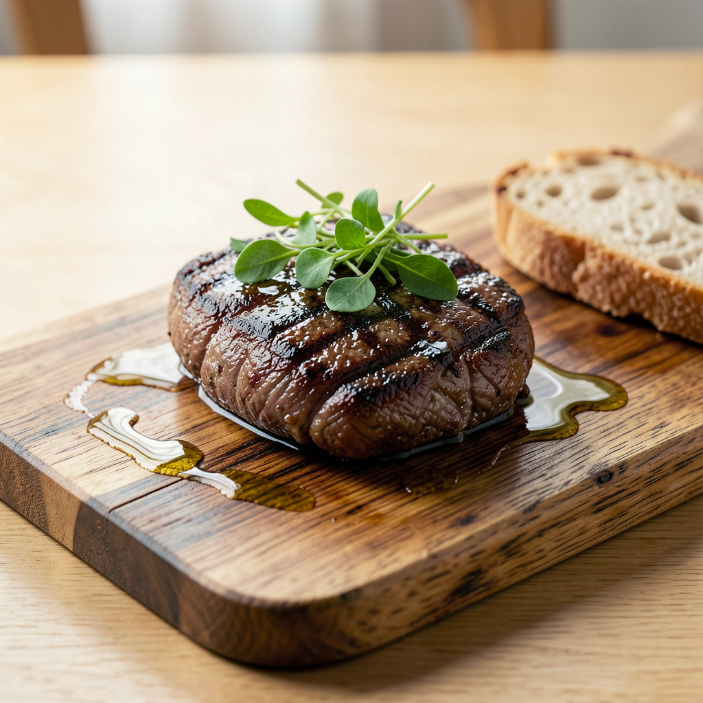 Visual representation of hibachi recipe steak
