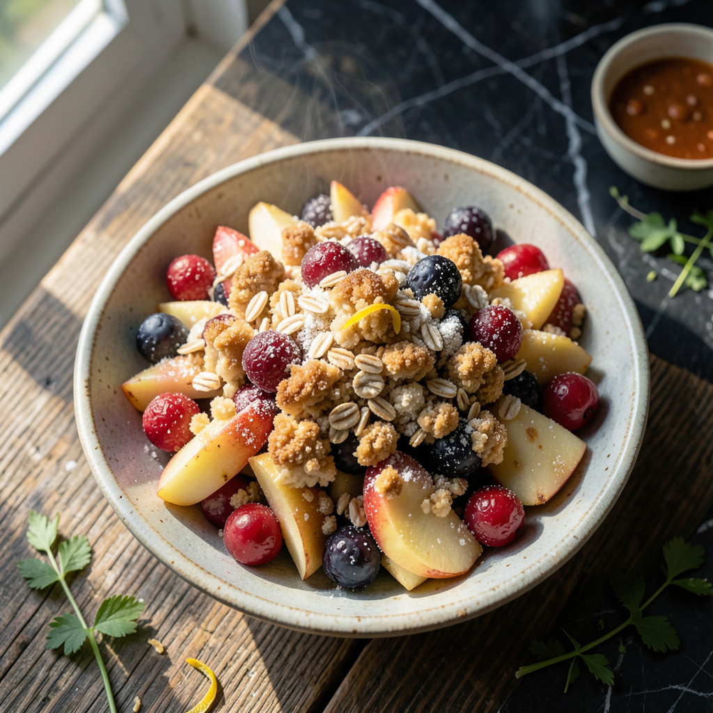 Comprehensive Humble Crumble Recipe: Golden Brown Fruit Dessert Perfection visual reference