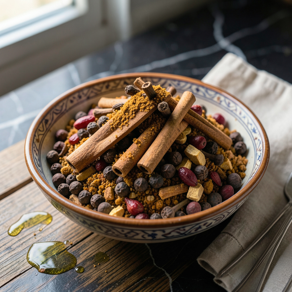 Visual representation of Lebanese Seven Spice Recipe: Authentic Middle Eastern Flavor Blend