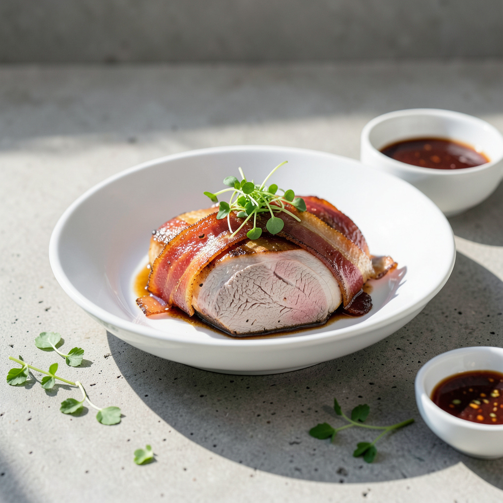 pork loin with bacon recipe klein photo