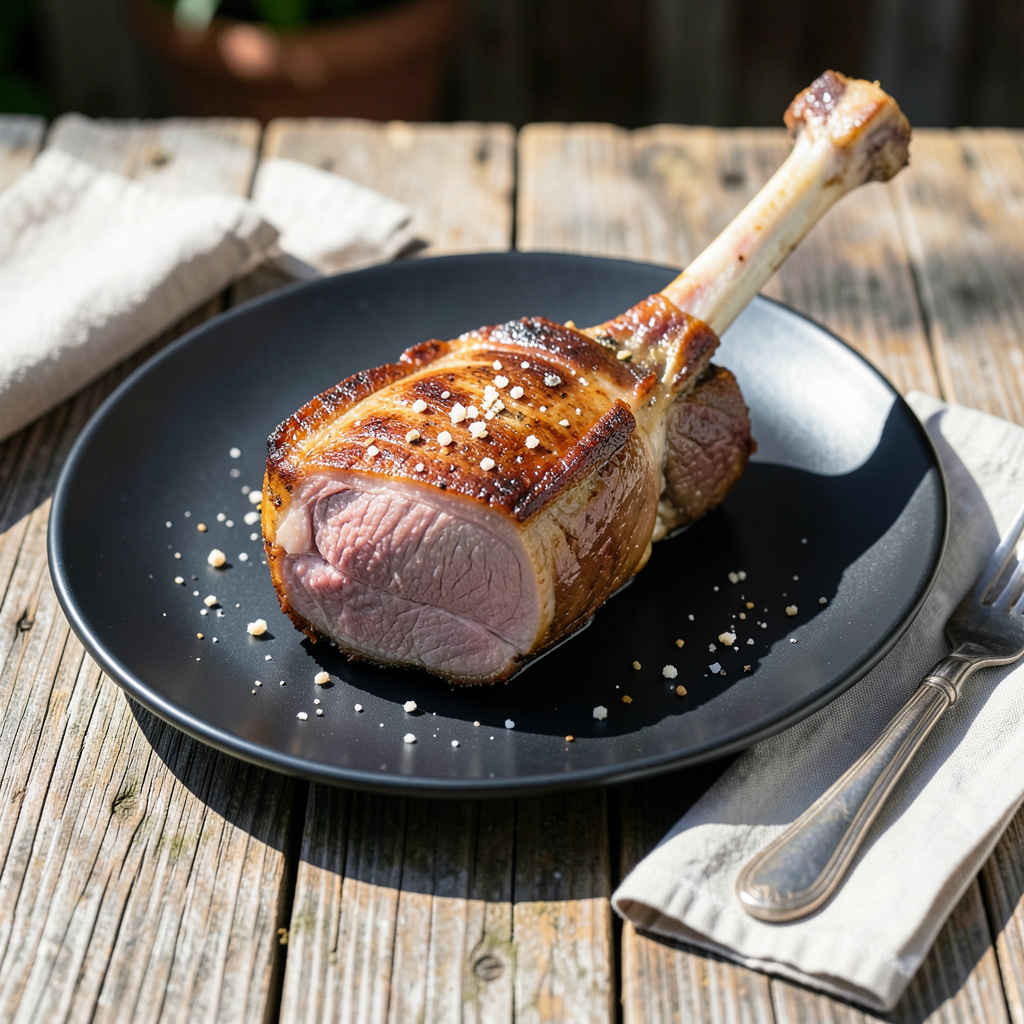Succulent Pork Sirloin Roast Bone In Recipe: Tender & Juicy Results Every Time displayed on a plate