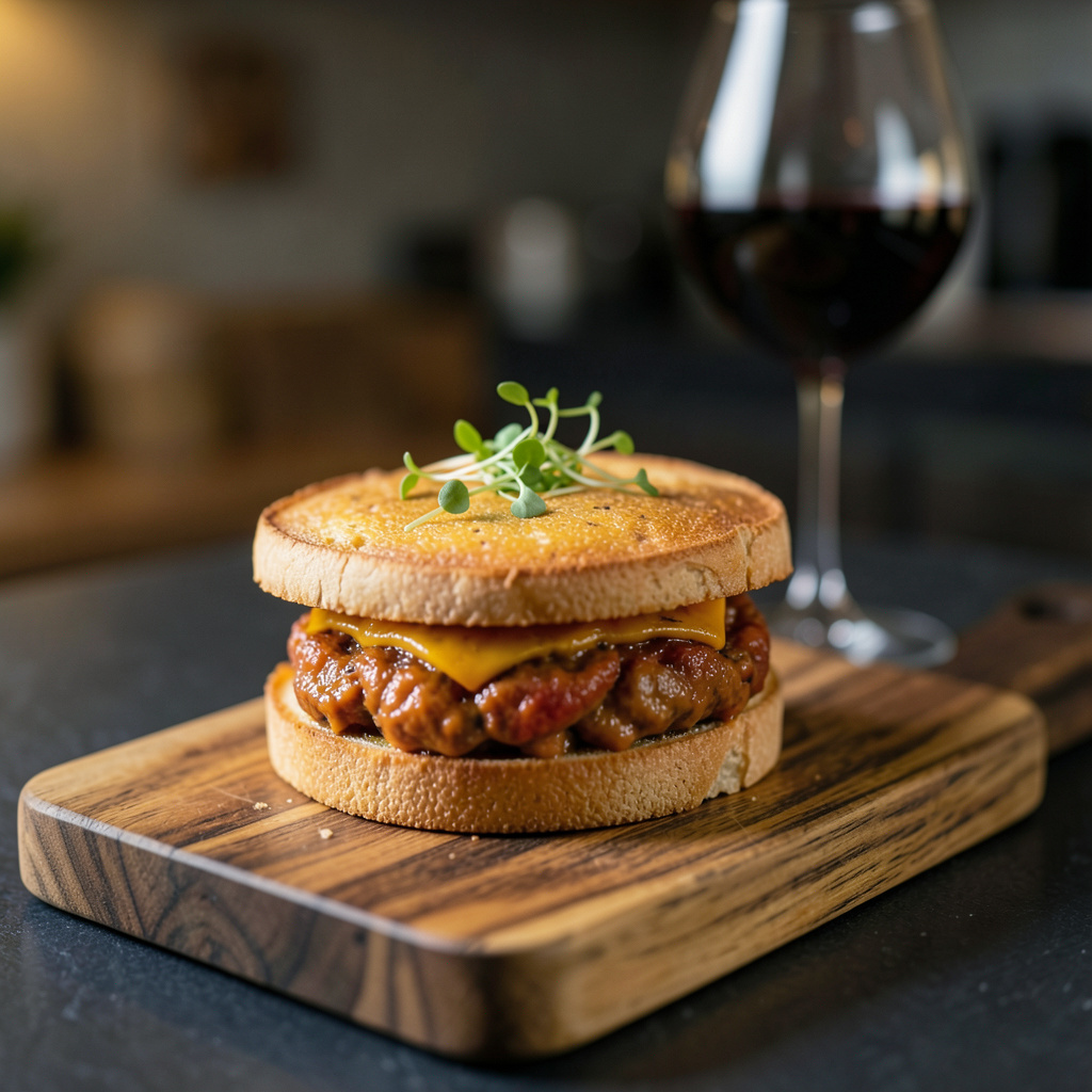 Golden brown Soup Sandwich Recipe: Comforting Duo in a Bowl straight from the grill