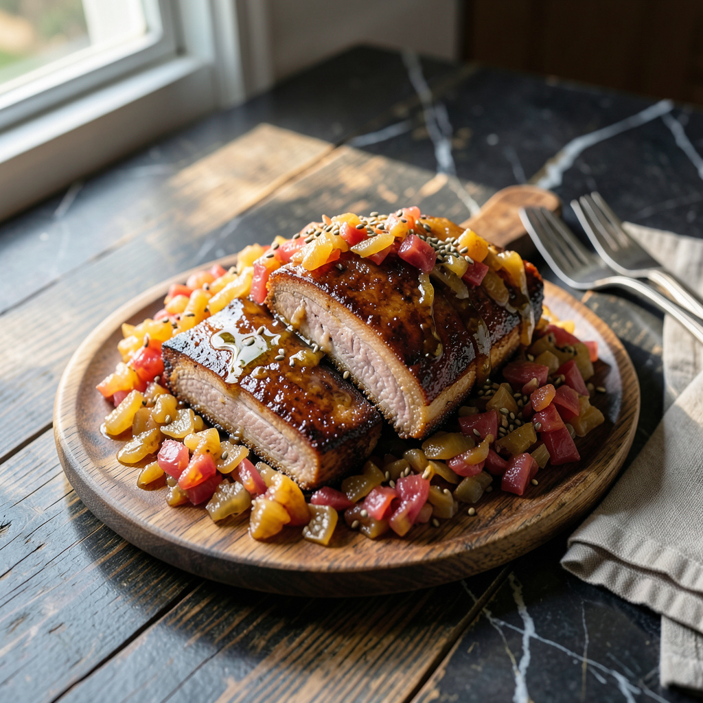 Spare Ribs and Sauerkraut Recipe: Fall Off The Bone Tender Delight example with annotations