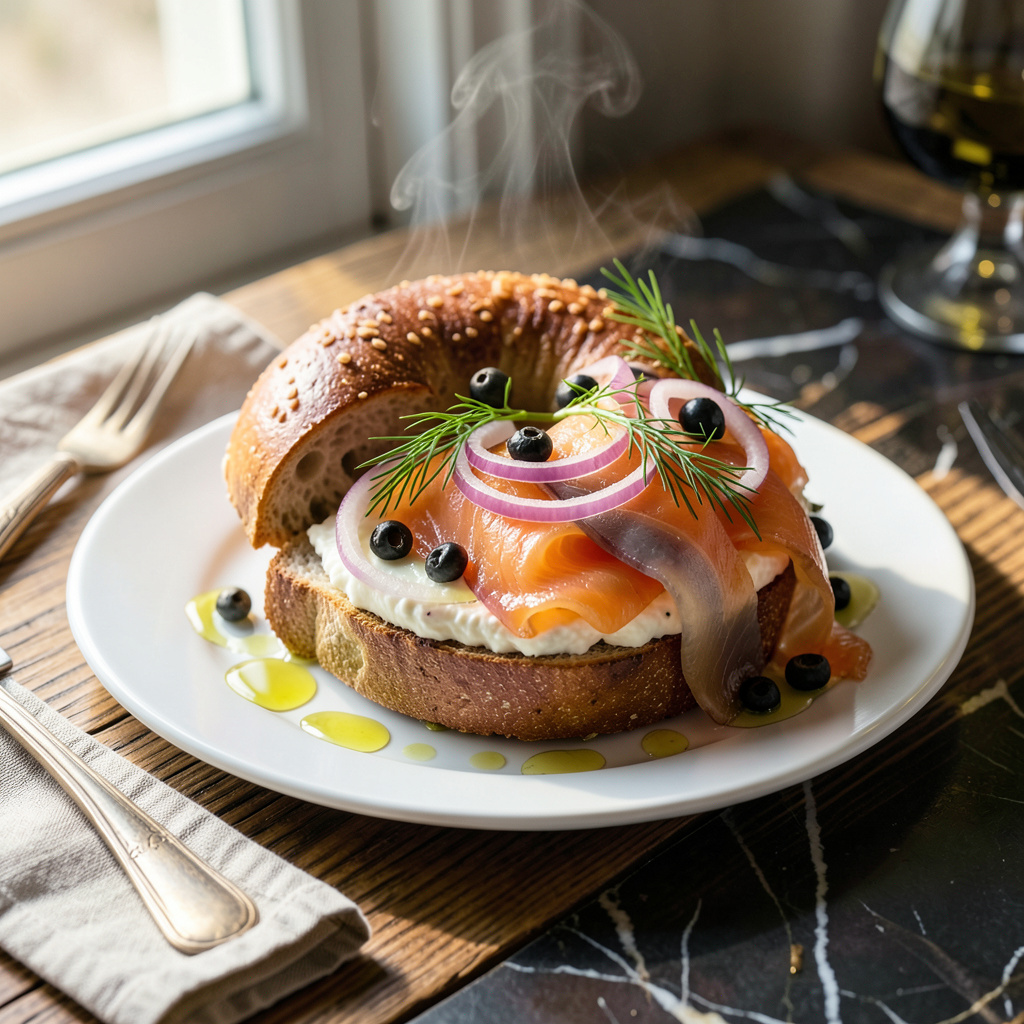 Complete Bagel and Lox Recipe: Authentic Brunch Classic with Creamy Flavor overview image