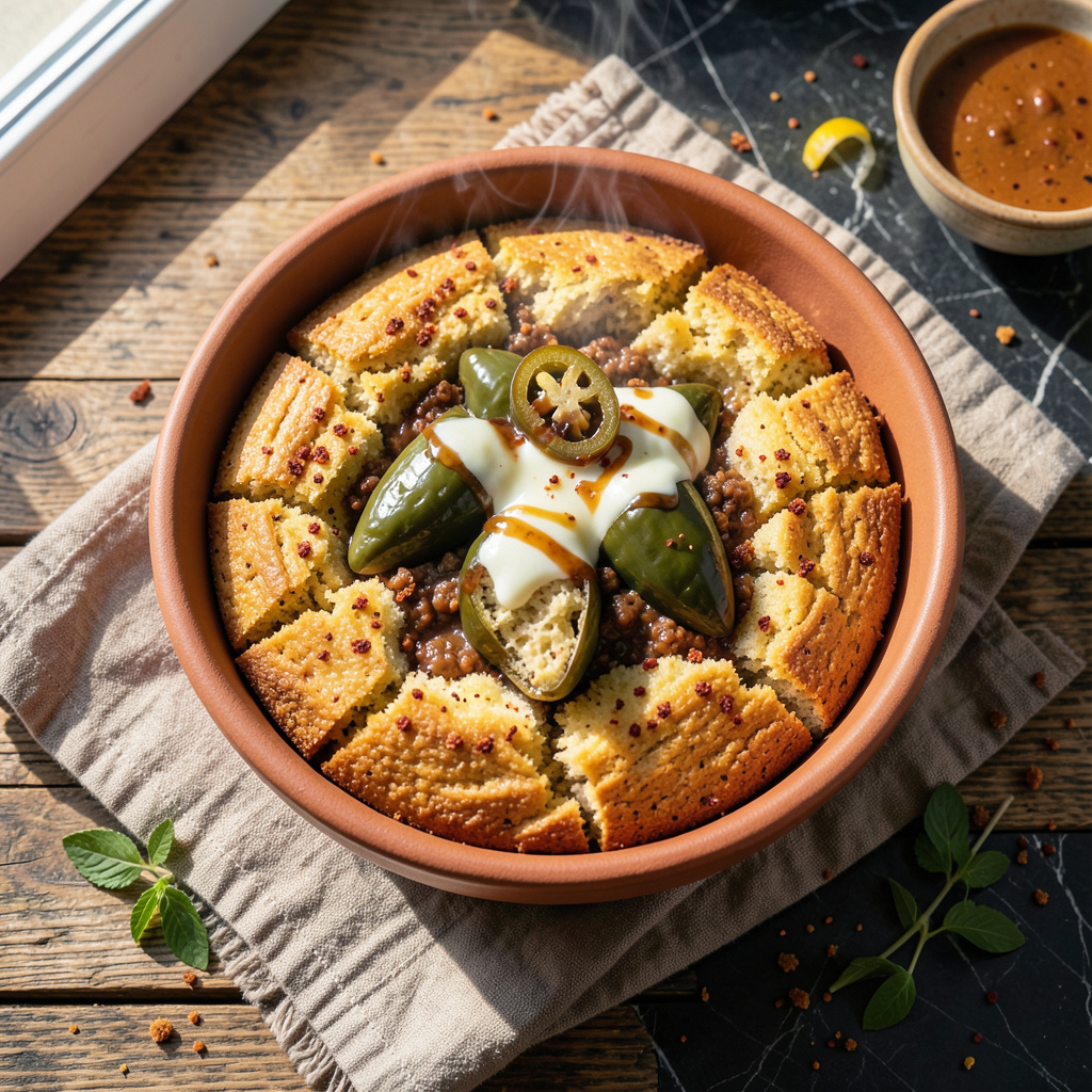 Chili Relleno Cornbread Recipe: Bold Flavor and Crispy Texture