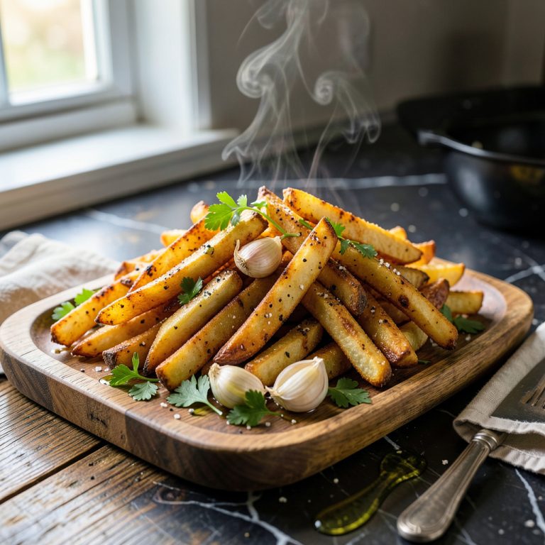 Garlic Fries Recipe: Crispy Golden Sticks With Aioli-Ready Aroma