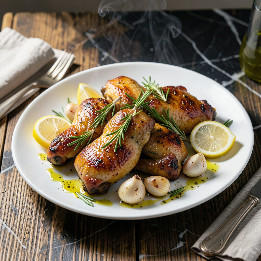 Comprehensive party chicken recipe visual reference