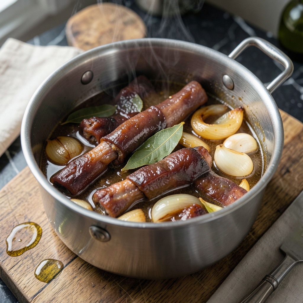 Pig Feet Recipe Pressure Cooker: Tender Results in Under 1 Hour example with annotations