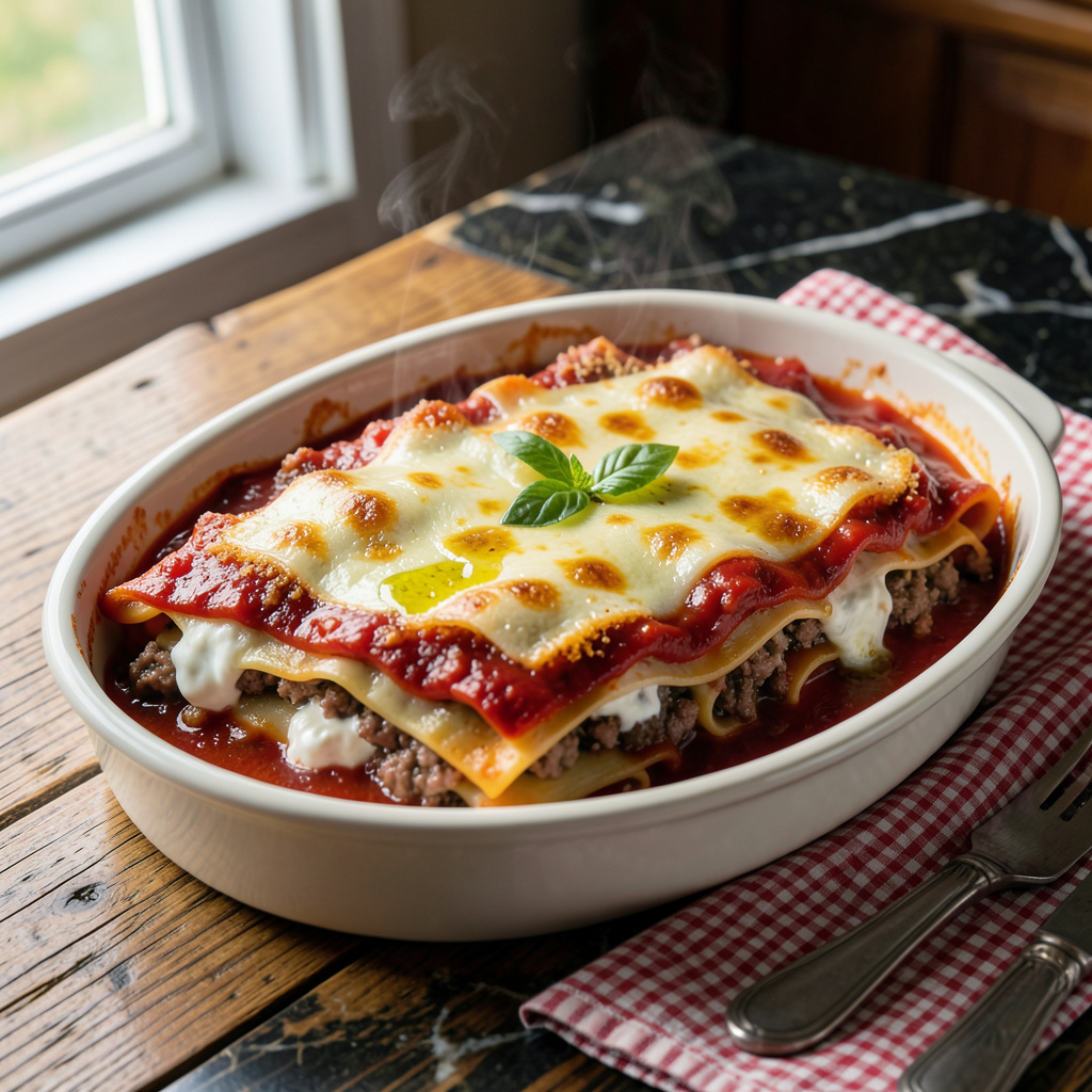 betty crocker lasagna recipe 1960s detailed visual guide