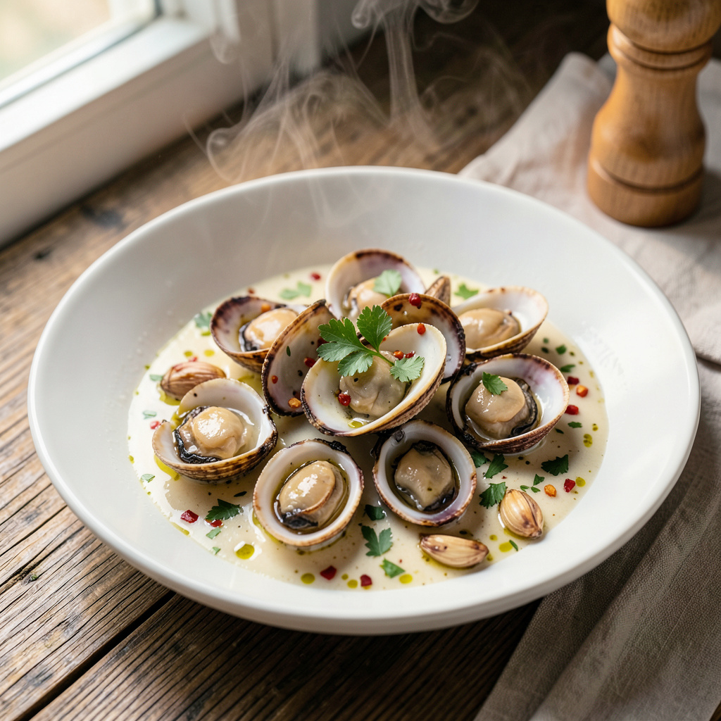 Visual representation of Clam Sauce Recipe Fresh Clams: Authentic Seafood Flavor