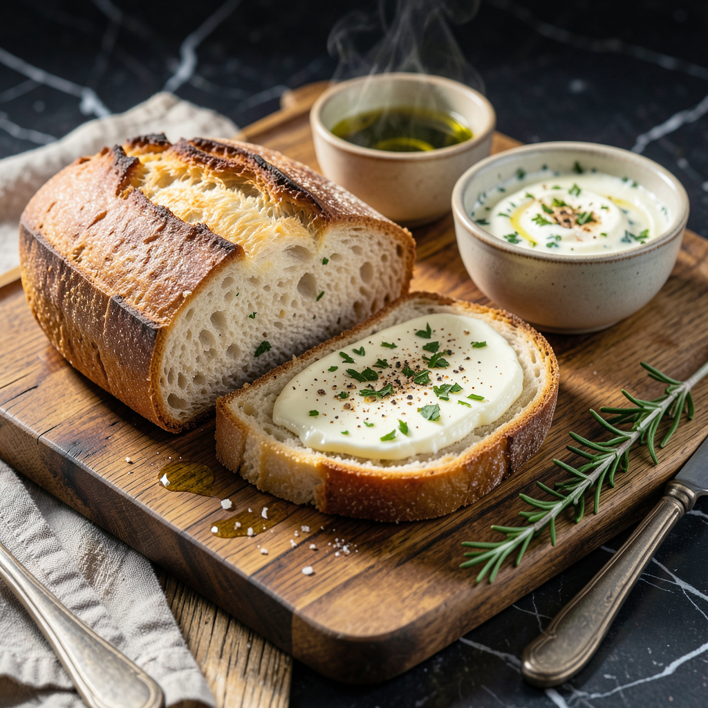 Visual representation of Garlic Bread Recipe Garlic Powder: Crispy and Flavorful in Minutes