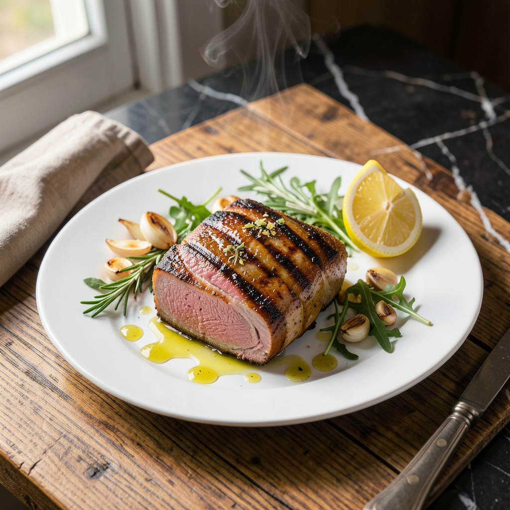 grilled turkey tenderloin recipe example with annotations
