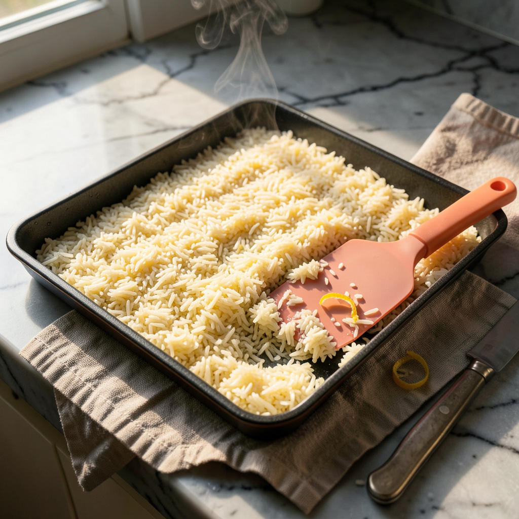 Cooling Rice How to Cool Rice Quickly: The Chef’s Trick for Perfect Fried Rice