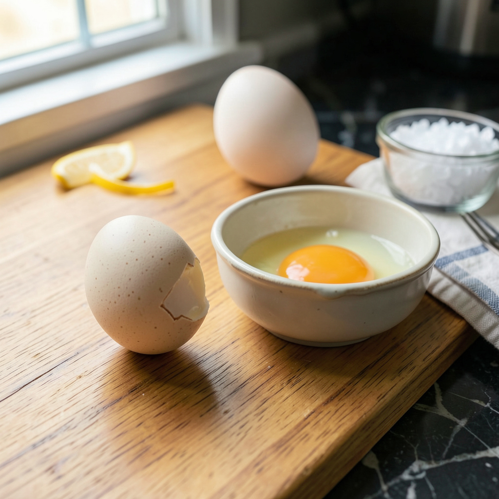 Fool Proof Image Example How to Crack an Egg Without Breaking the Yolk: The Chef’s Foolproof ...