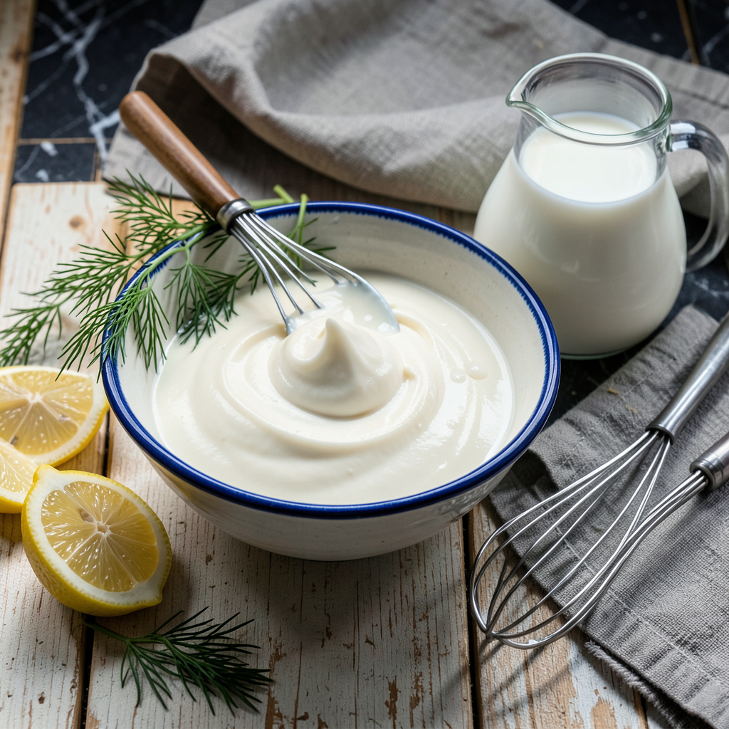 How to Make Sour Cream Thinner: The Secret to Perfect Drizzling Consistency example with annotations
