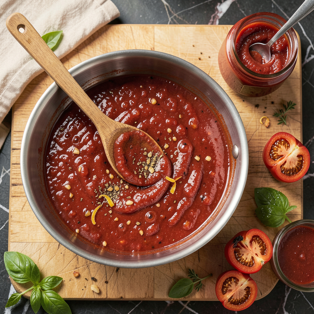 Visual representation of How to Thicken Pizza Sauce: The Secret to Rich, Clingy Toppings