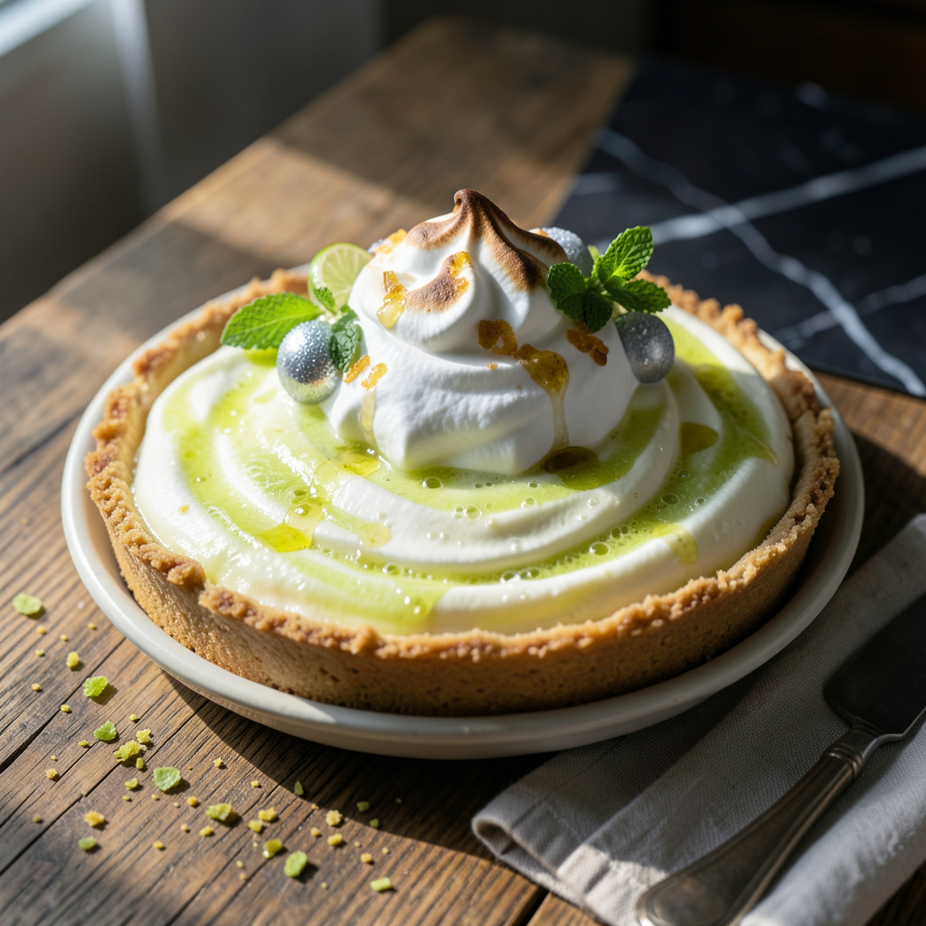 Comprehensive key lime pie recipe without sweetened condensed milk visual reference