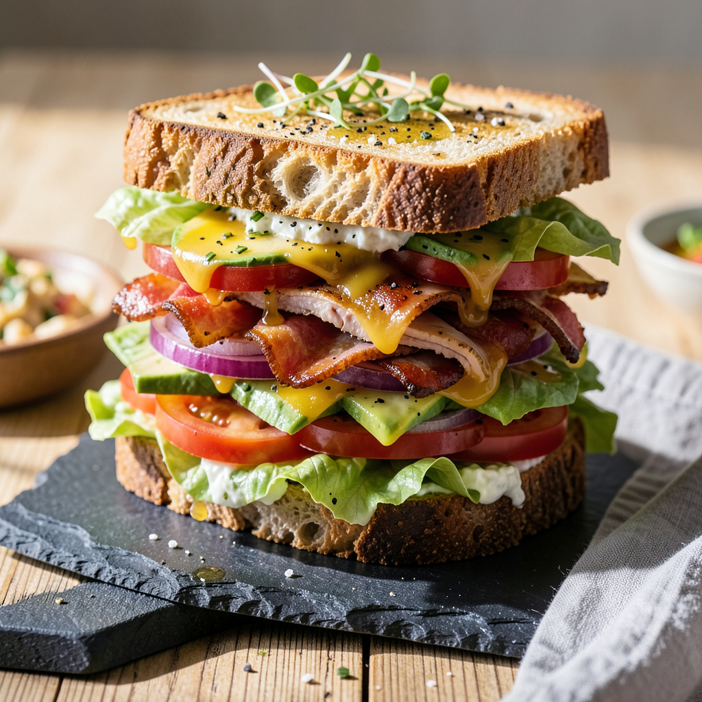 Making Sandwiches: Layered Flavors for the Perfect Bite illustration with key details