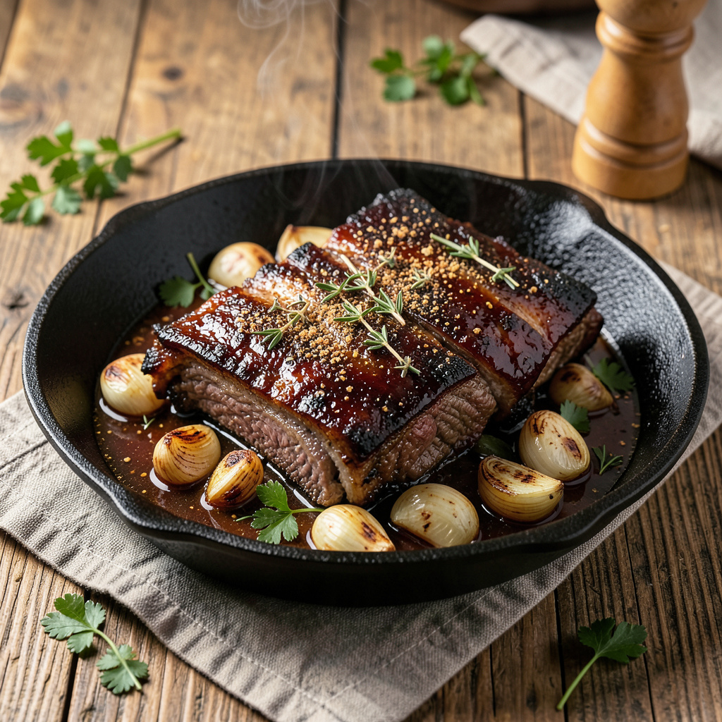 Comprehensive oven baked beef ribs recipe visual reference