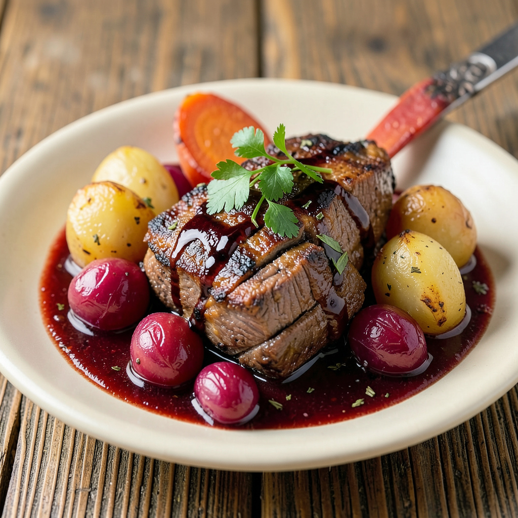 Complete Plating Beef Bourguignon: Restaurant Worthy Presentation at Home overview image
