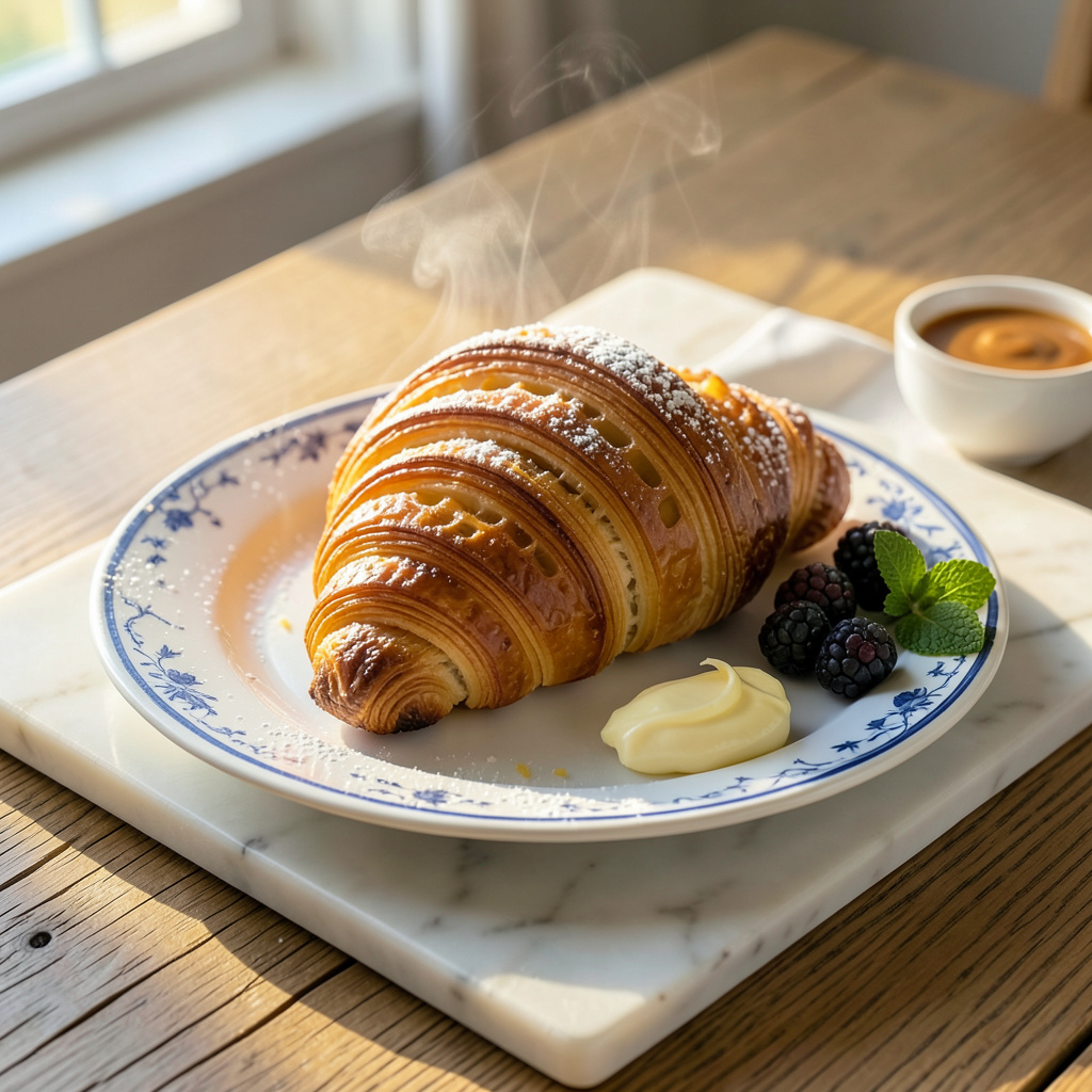 Warm Air Fryer Croissants: Buttery Layers in Minutes illustration with key details