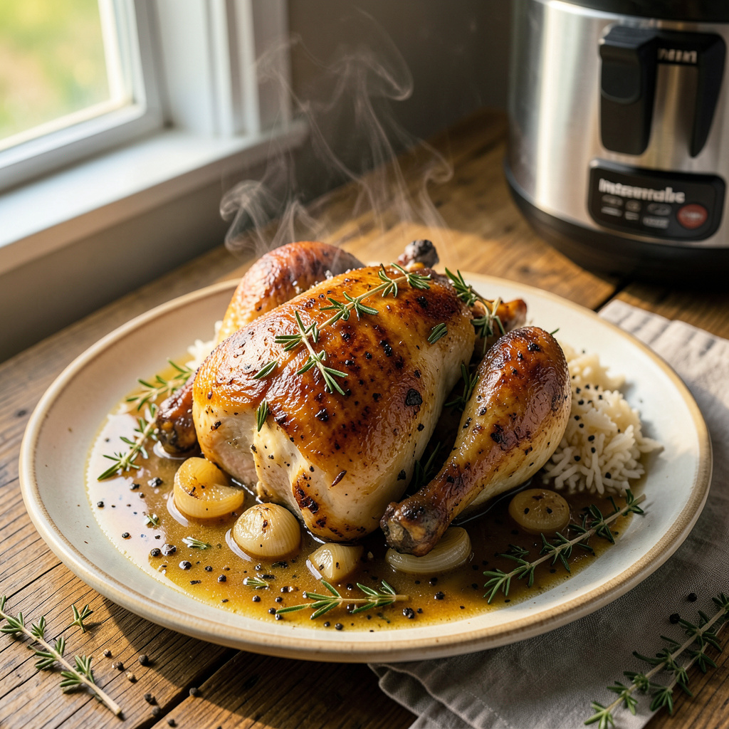Visual representation of Whole Chicken In The Instant Pot Recipe: Juicy and Tender Results