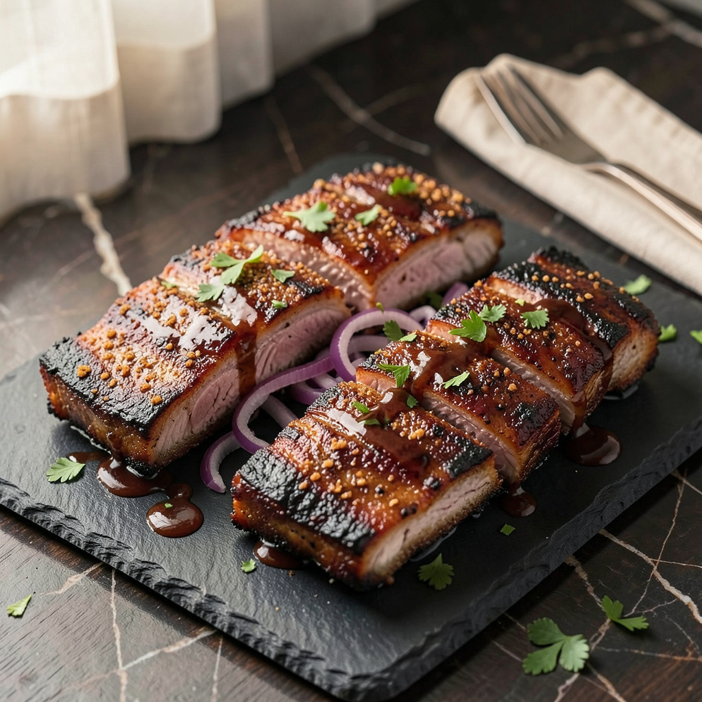 Complete Air Fryer BBQ Ribs Recipe: Fall Off the Bone Tender in Under an Hour overview image
