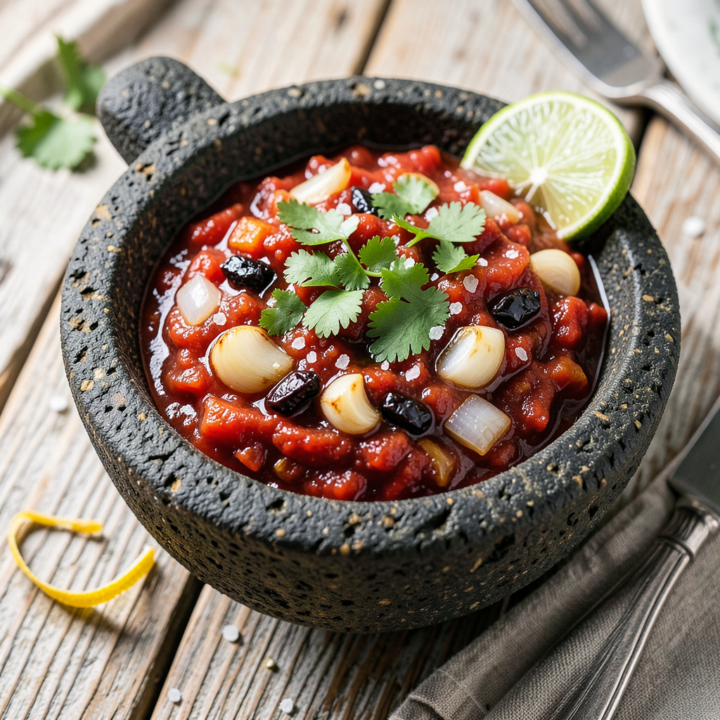 Bandidos Salsa Recipe: Smoky Chipotle Heat With Fire Roasted Depth example with annotations