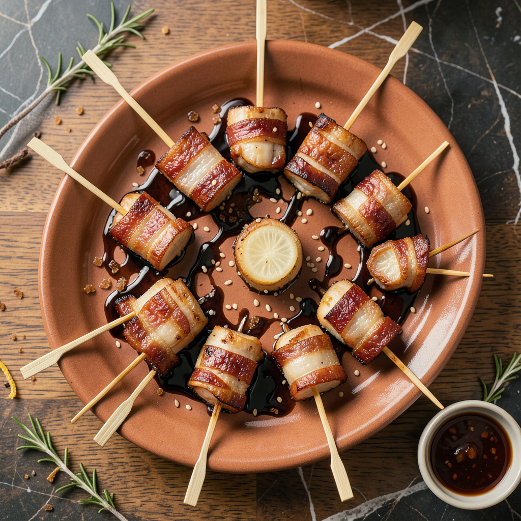 Comprehensive Betty Crocker Rumaki Recipe: Bacon Wrapped Bites With Sweet Savory Glaze visual reference