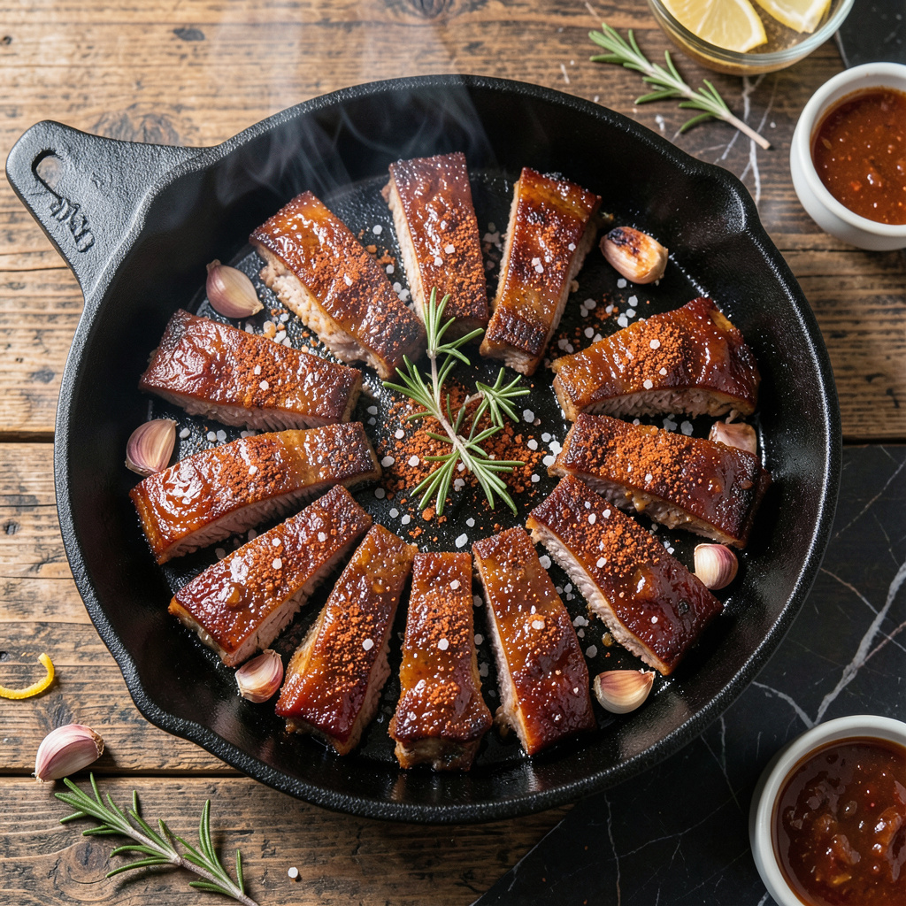 Boneless Southern Style Pork Ribs Recipe: Dry-Rubbed and Oven-Baked
