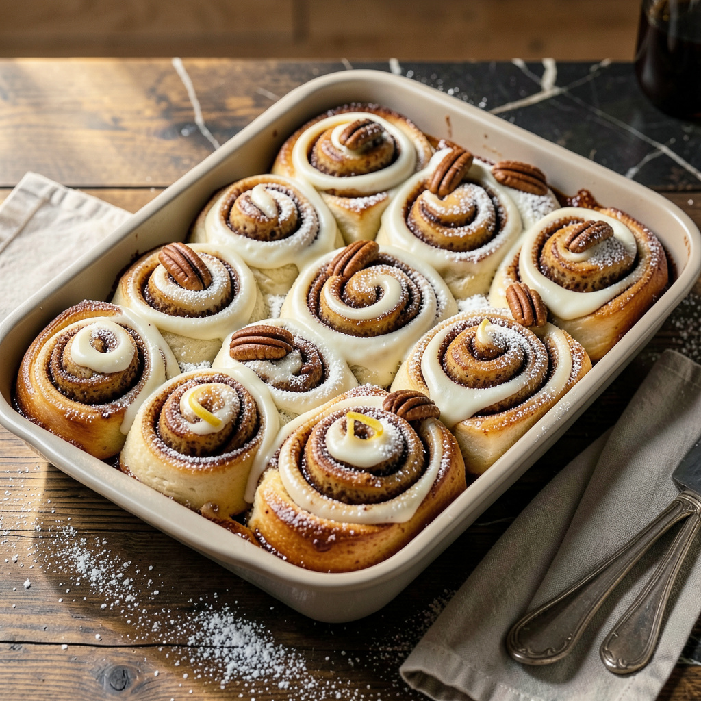 Complete Costco Cinnamon Rolls Recipe: Gooey Layers With Cream Cheese Swirls overview image