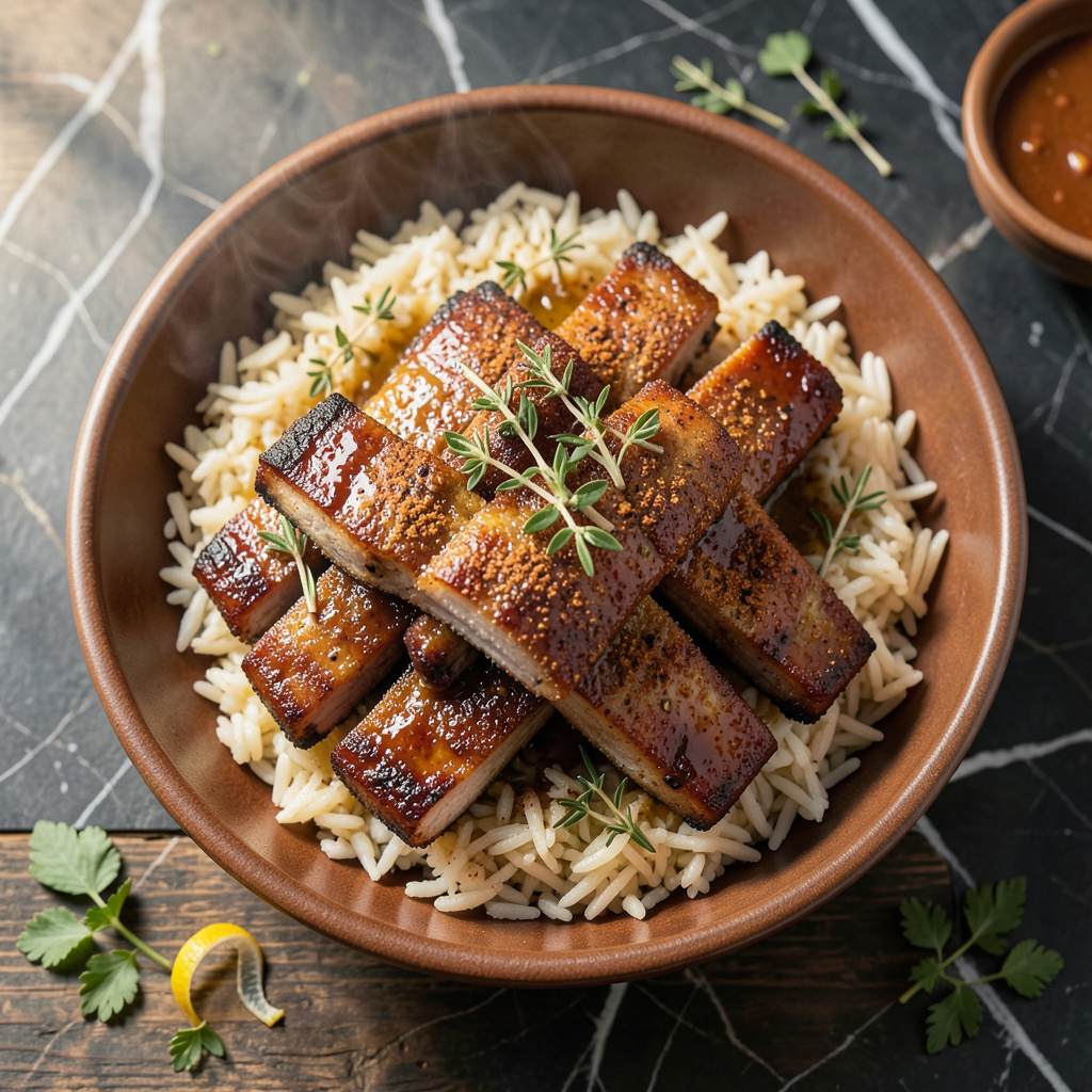 Country Style Pork Ribs and Rice Recipe: Smoky Slow-Cooked Richness
