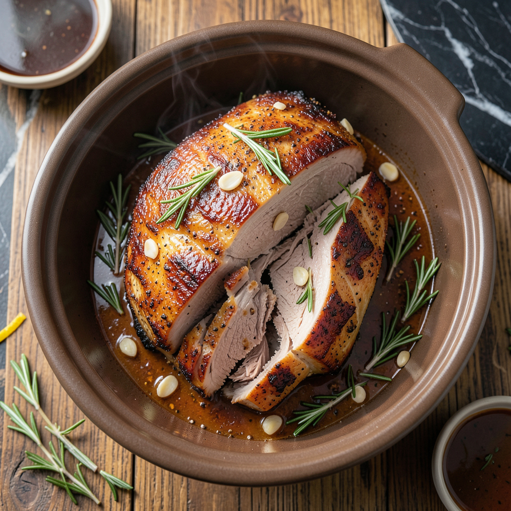 Crock Pot Pork Rib Roast Recipe: Slow Cooked Fall Off the Bone Tender