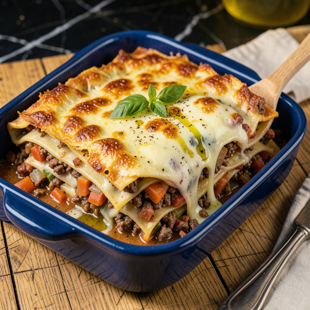 Complete Gordon Ramsay's Lasagna Recipe: Layered Bolognese With Silky Béchamel overview image