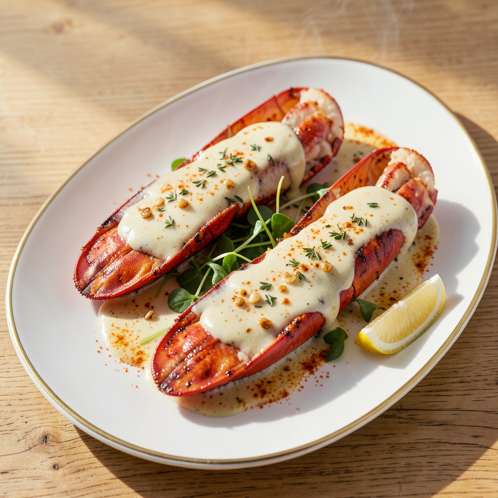 Gordon Ramsay's Lobster Tail Recipe: Butter Poached Elegance With Perfect Crust example with annotations