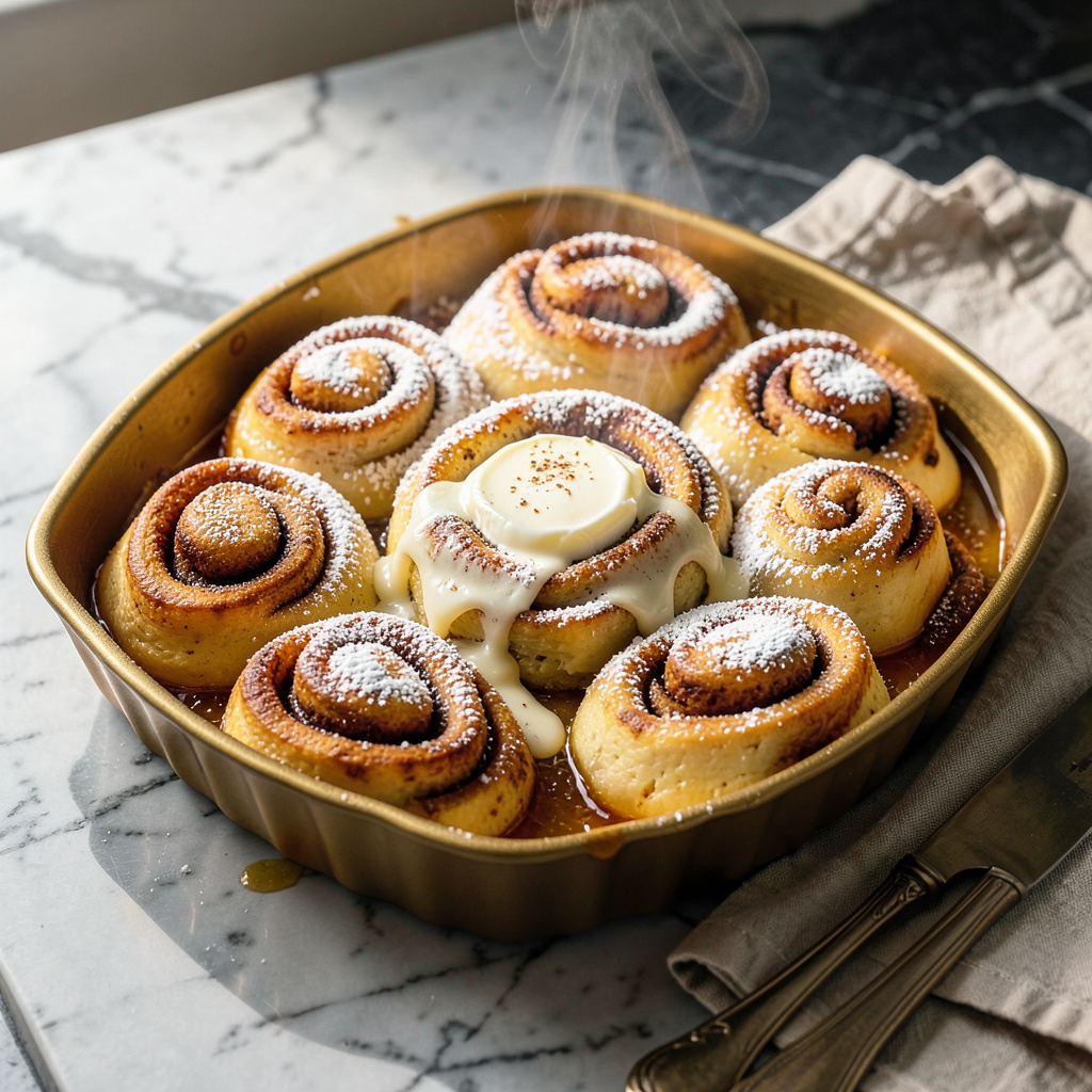 Visual representation of How to Fix Undercooked Cinnamon Rolls: Bake to Golden Perfection Without Overdoing It