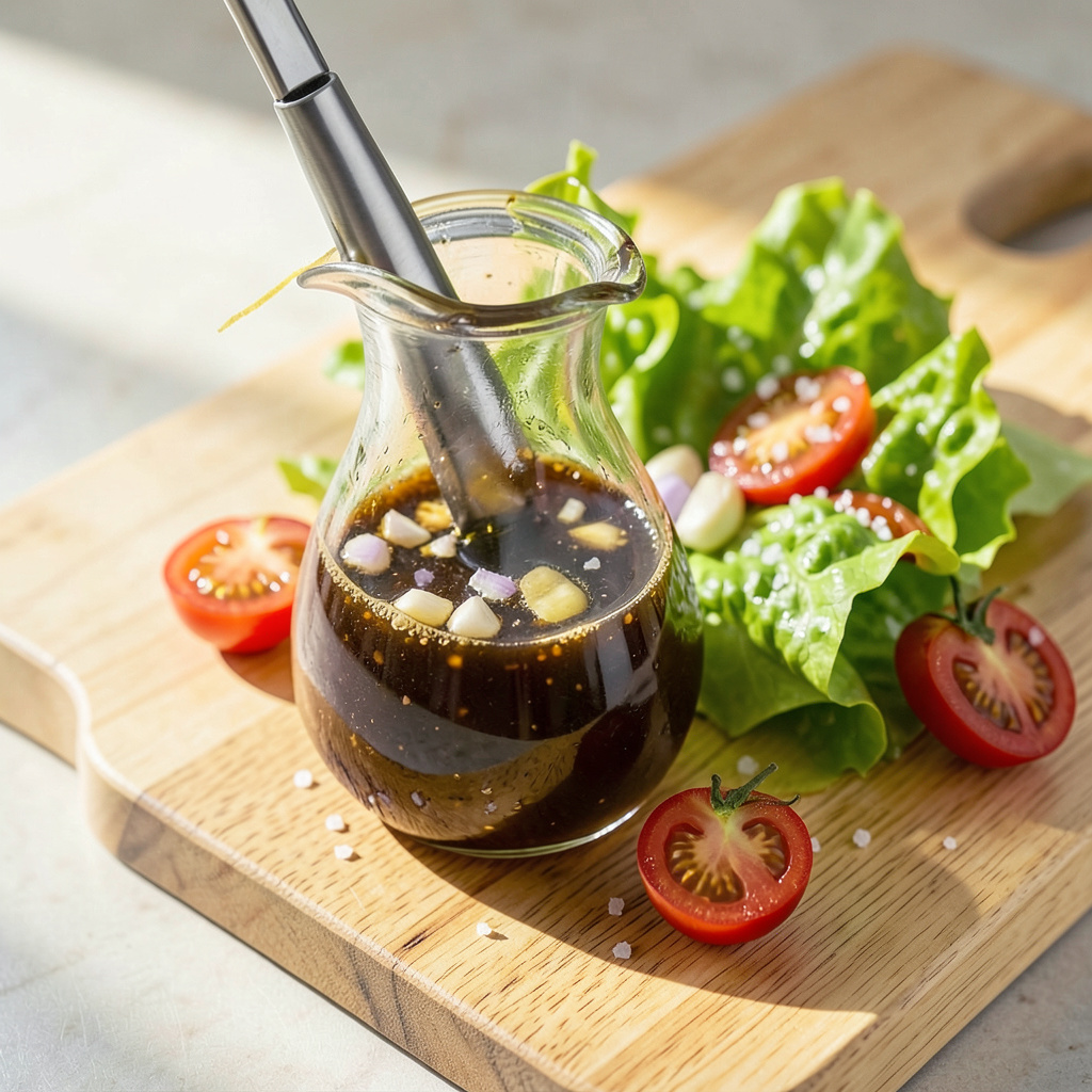 Longhorn White Balsamic Vinaigrette Recipe: Tangy Sweet Dressing With Steakhouse Flair illustration with key details